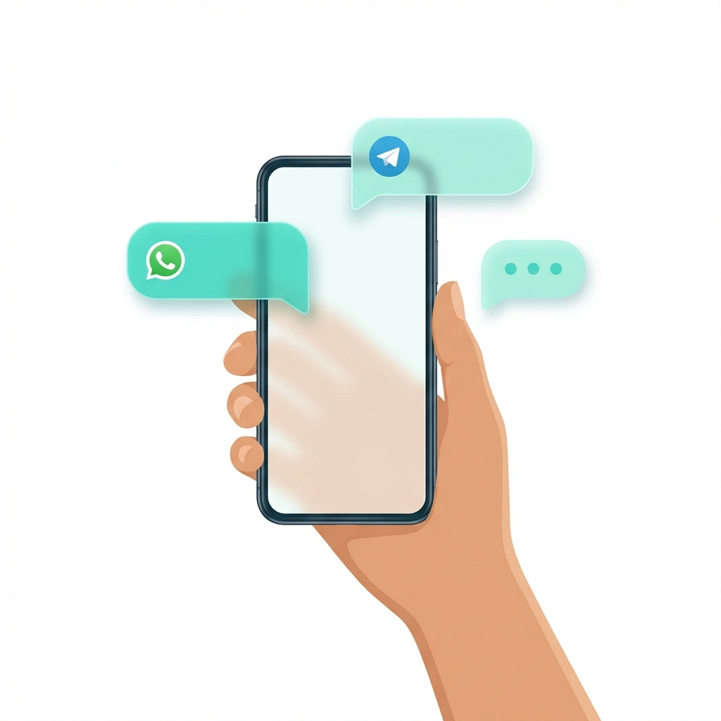 واتساب وتليجرام للتسويق